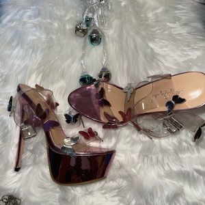 Brand New Butterfly designed Platform Sandals European size 39